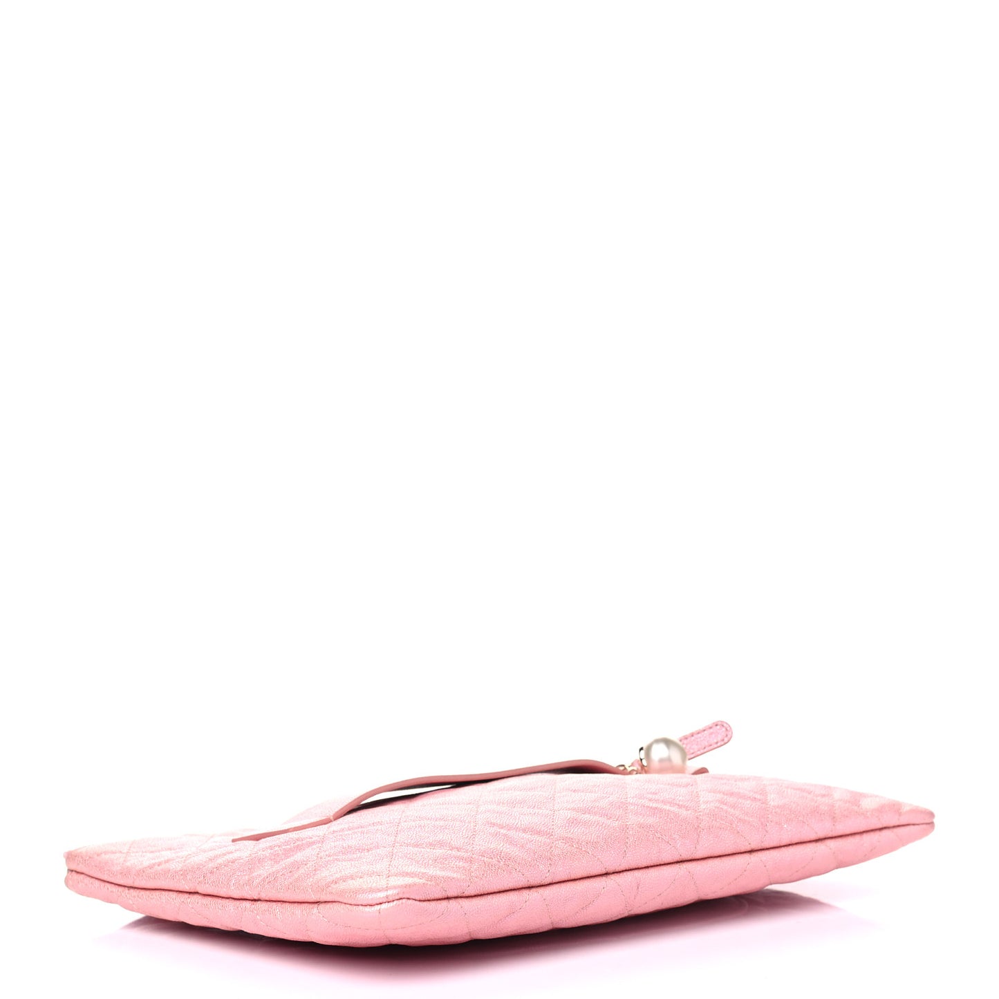 Iridescent Caviar Medium Night by the C Pouch Clutch Rose Pink