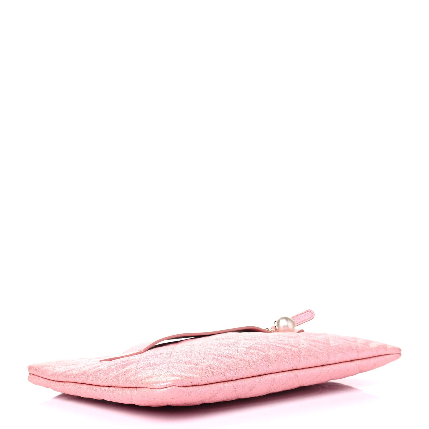 Chanel Iridescent Caviar Medium Night by the C Pouch Clutch Rose Pink 3 of 7