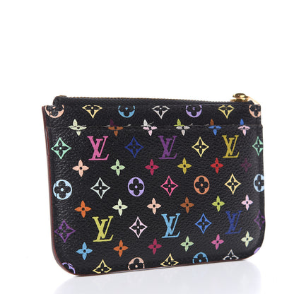 Louis Vuitton Monogram Multicolor Key Pouch Black Grenade 3 of 7