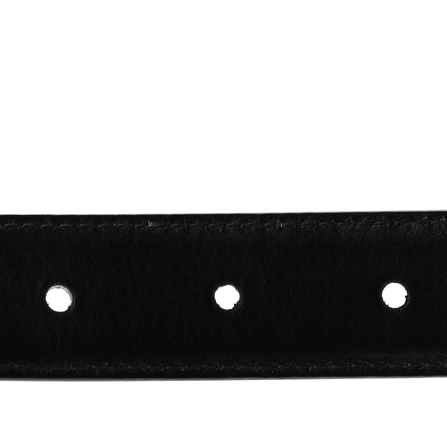 Celine Box Calfskin Medium 25mm Triomphe Belt 80 32 Black 4 of 7