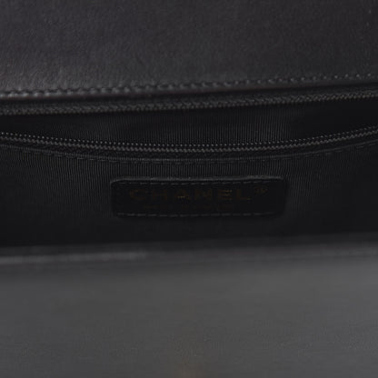 Chanel Calfskin Quilted New Medium Boy Flap Black 8 of 11