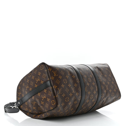 Louis Vuitton Monogram Macassar Keepall Bandouliere 45 3 of 11