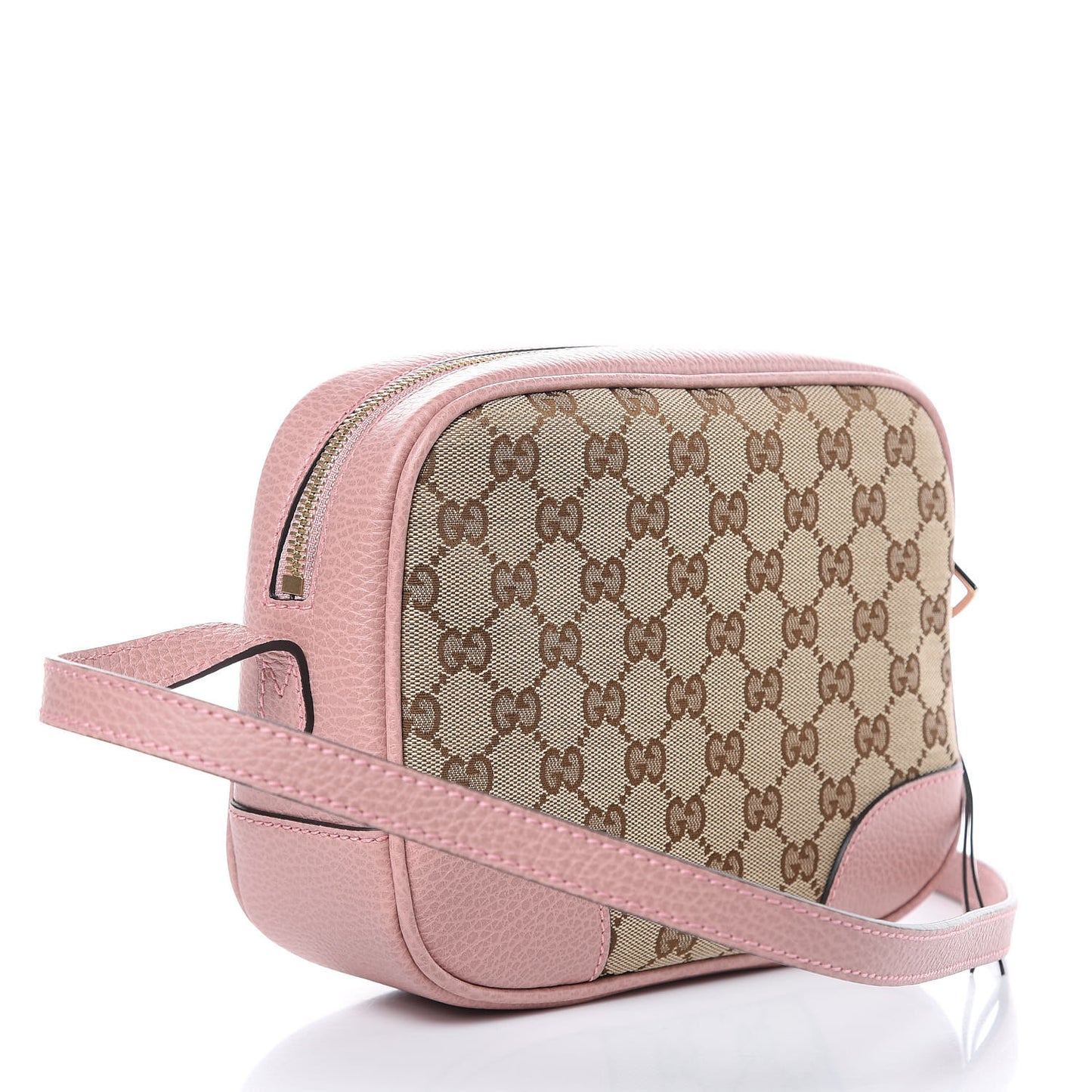 Monogram Mini Bree Messenger Bag Beige Soft Pink