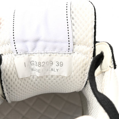 Chanel Mesh Suede Grained Calfskin Womens CC Sneakers 39 Black White 7 of 8