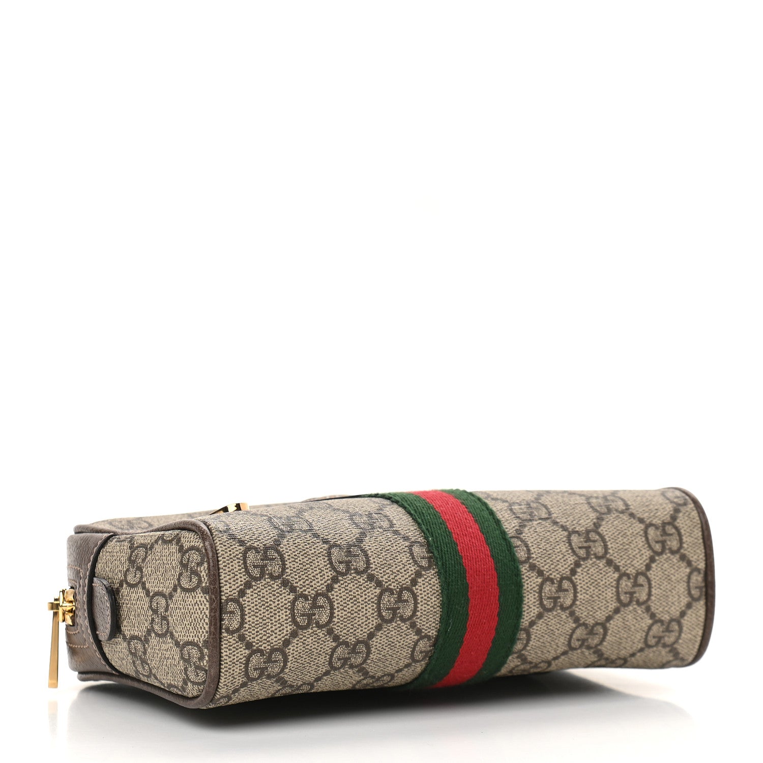 Gucci GG Supreme Monogram Web Small Ophidia Belt Bag 85 34 Dark Brown 4 of 10