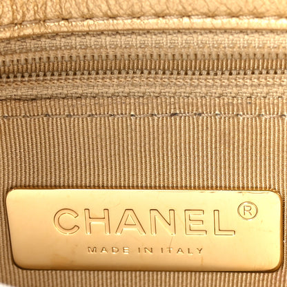 Chanel Metallic Goatskin Quilted Large Chanel 19 Flap Gold 6 of 9