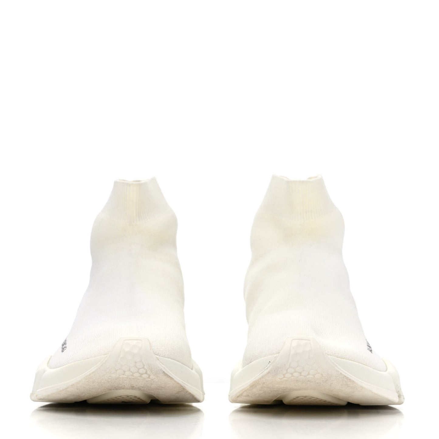 Neoprene Knit Womens Speed Sneakers 40 White