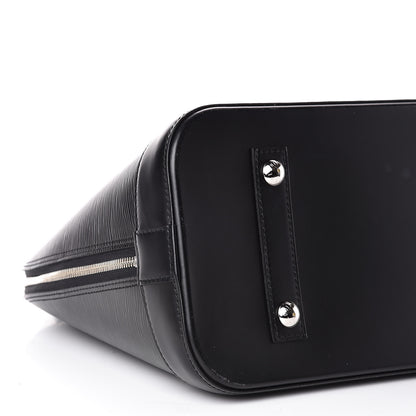 Louis Vuitton Epi Alma MM Black 7 of 13