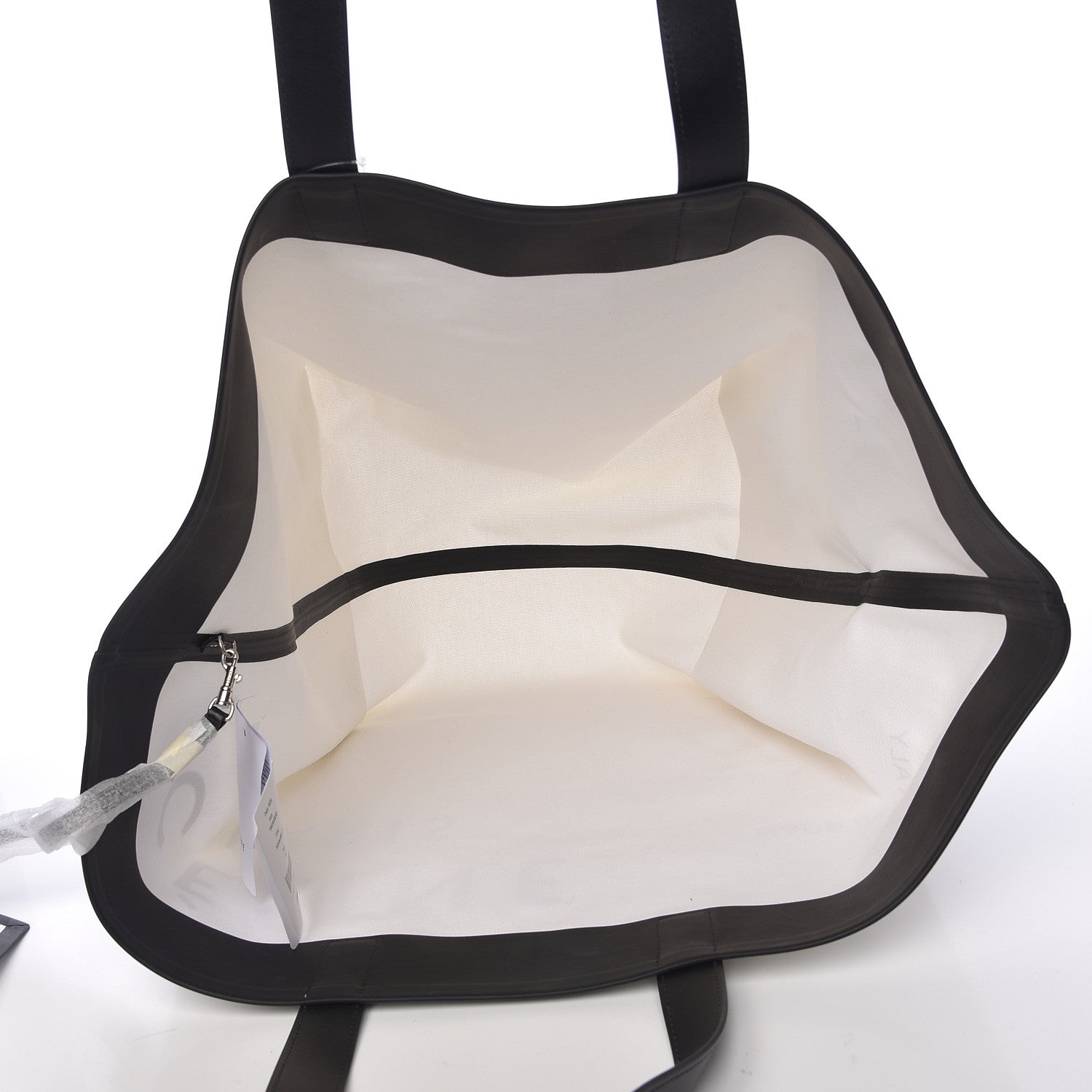 Celine Textile Medium Made In Tote Black White 6 of 11