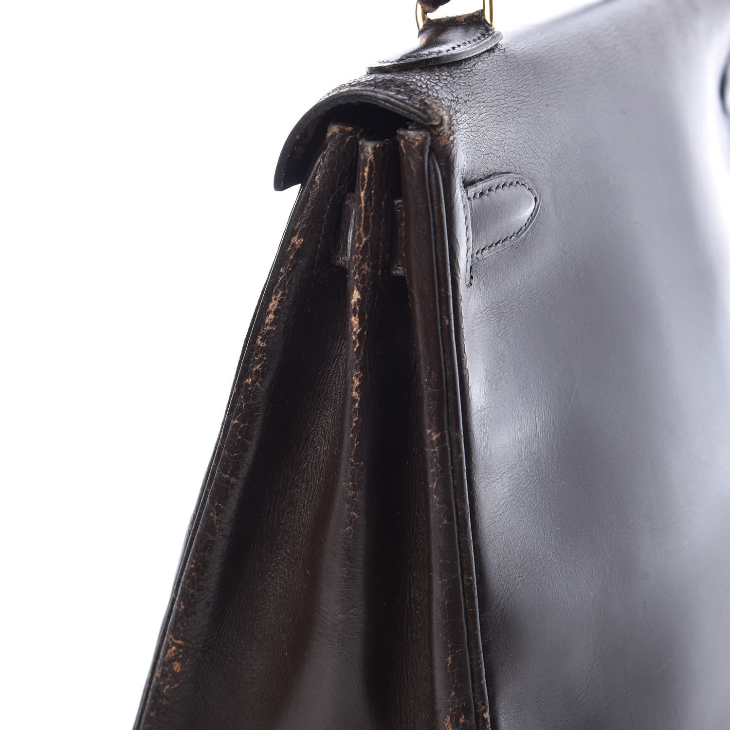 Hermes Box Kelly Retourne 28 Chocolate 36 of 45