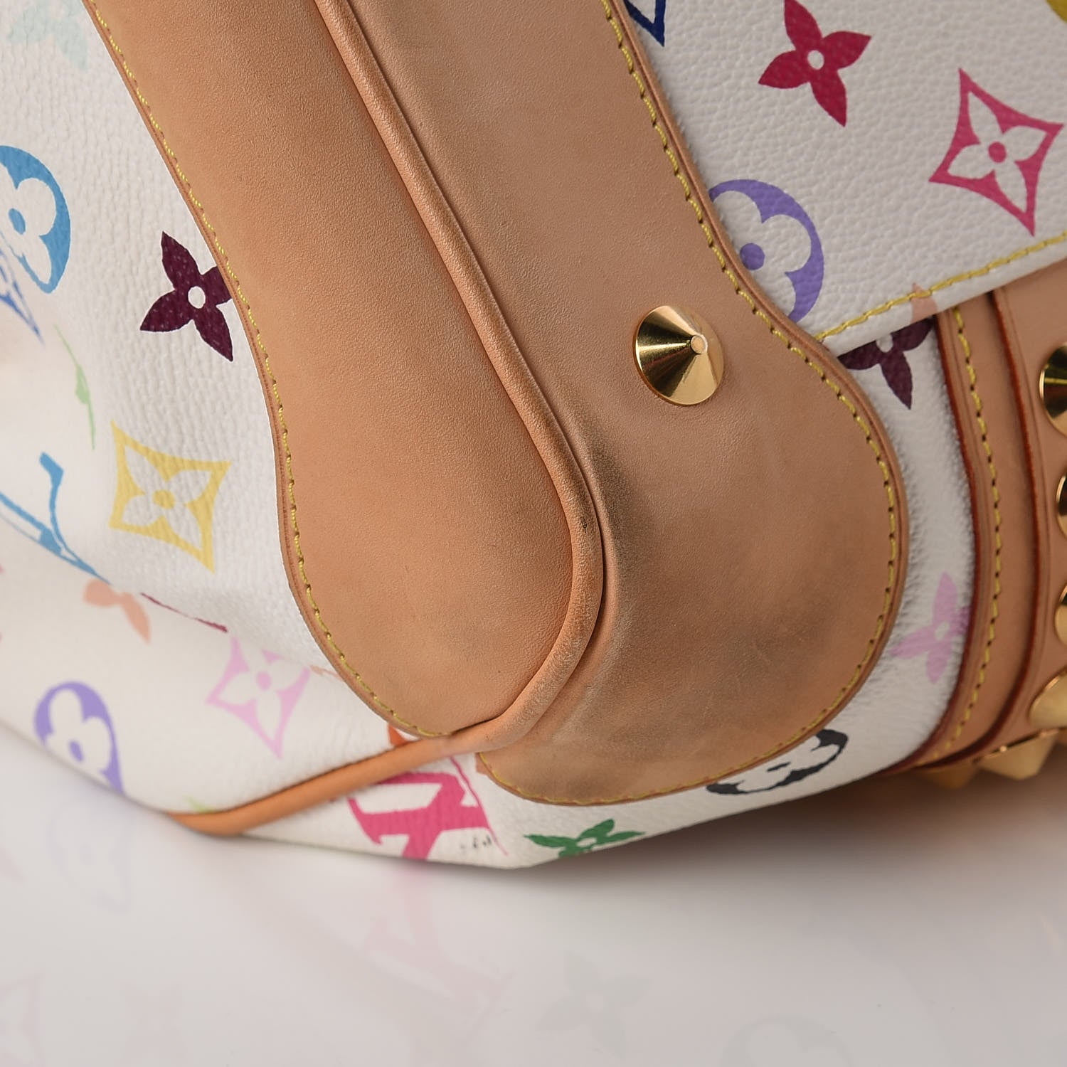 Louis Vuitton Monogram Multicolor Courtney MM White 13 of 17