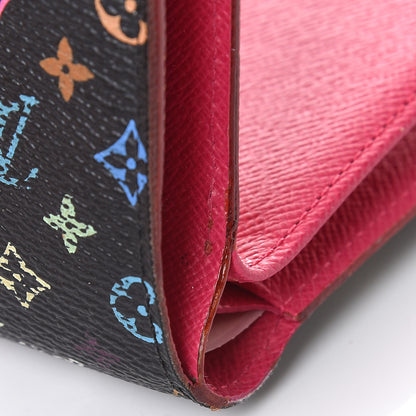 Louis Vuitton Monogram Multicolor Joey Wallet Black Grenade 9 of 11