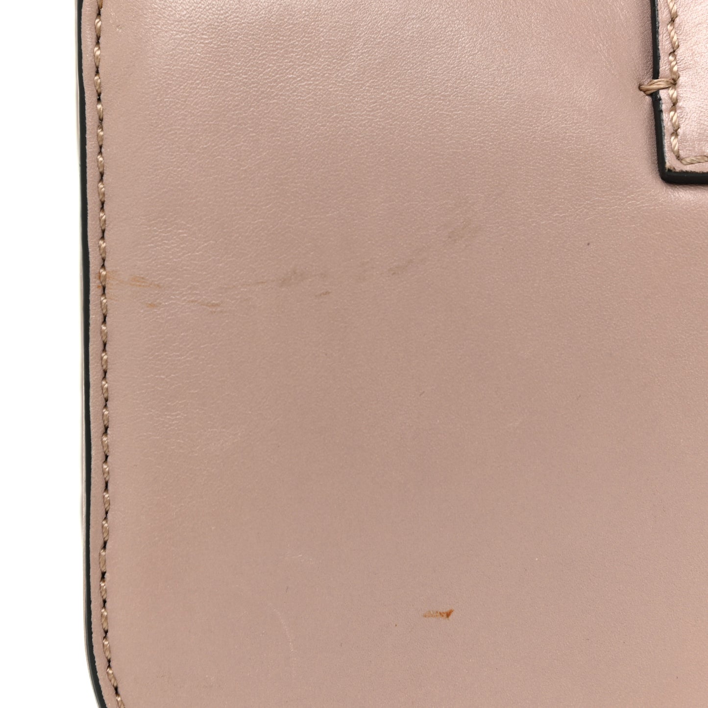 Vitello Small Glam Lock Rockstud Flap Poudre