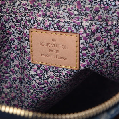 Louis Vuitton Denim Patchwork Speedy 30 Blue 6 of 7