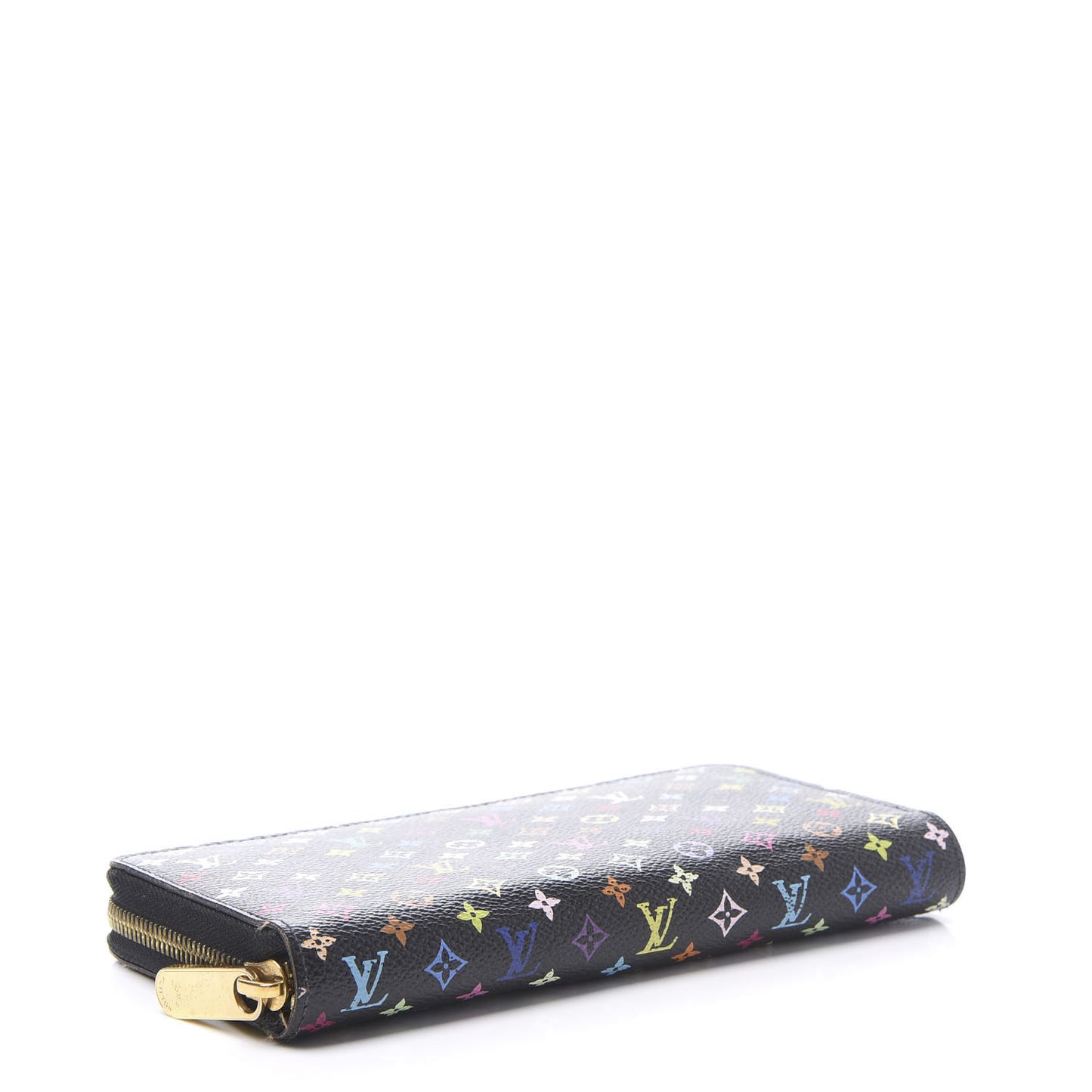 Monogram Multicolor Zippy Wallet Black Pistachio