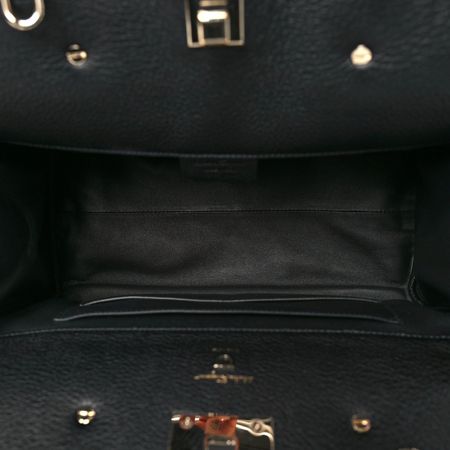 Calfskin Large The Studio Bag Black