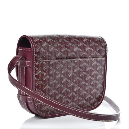 Goyard Goyardine Belvedere PM Messenger Bag Burgundy 3 of 7