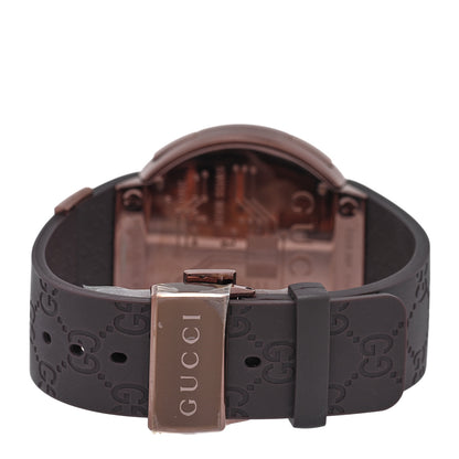 Gucci Stainless Steel Rubber 45mm Digital I-Gucci Watch Brown 3 of 5