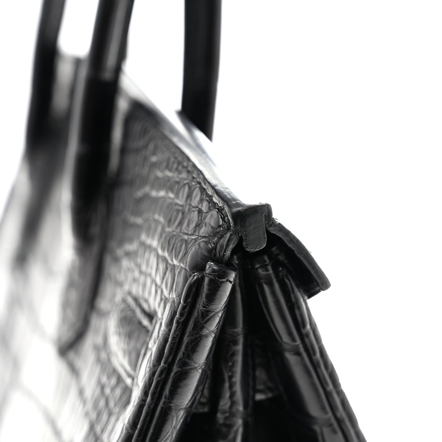 Matte Alligator Birkin 30 Black
