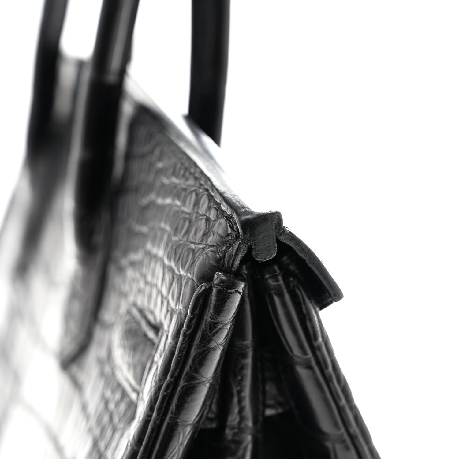 Hermes Matte Alligator Birkin 30 Black 11 of 13