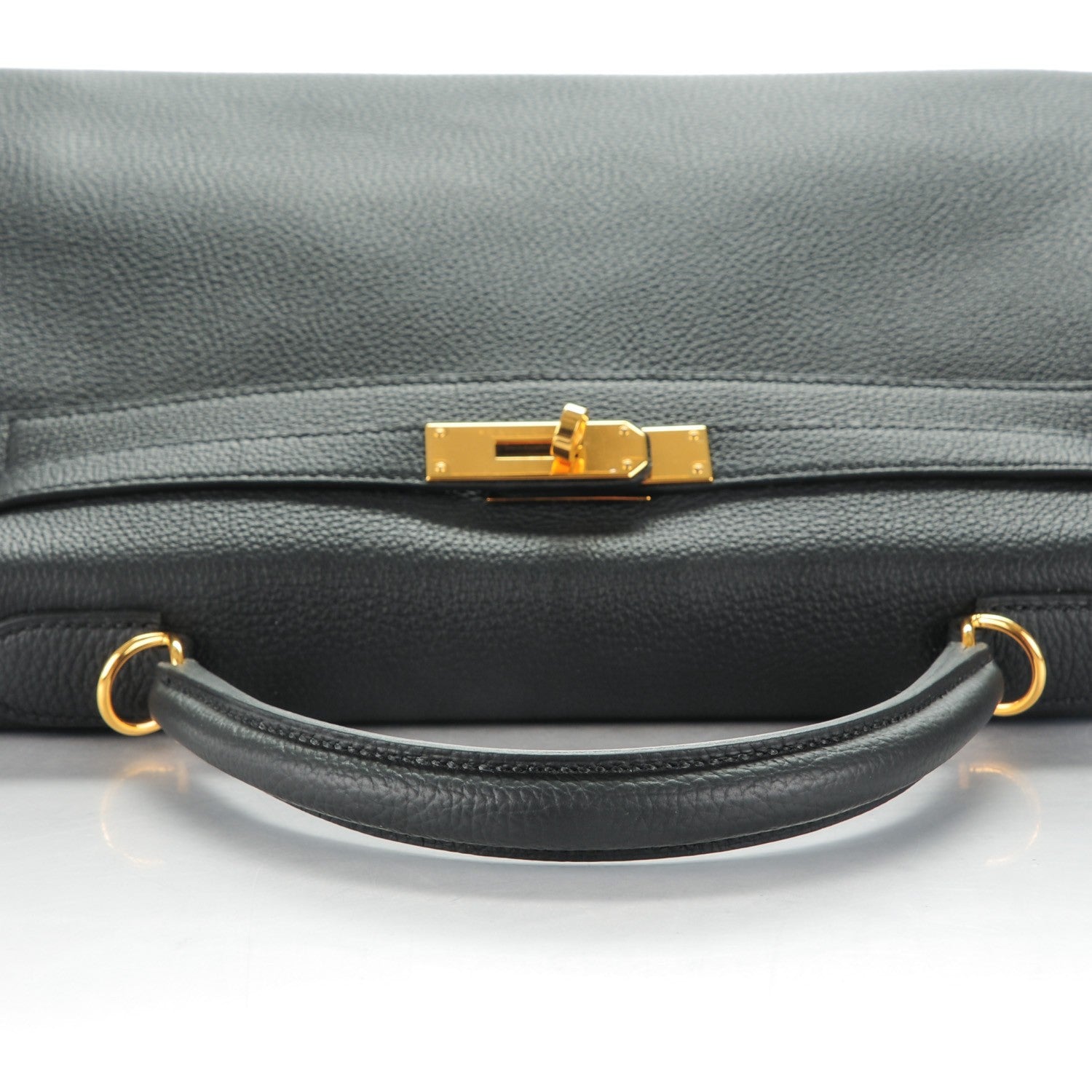 Hermes Togo Kelly Retourne 32 Black 12 of 26