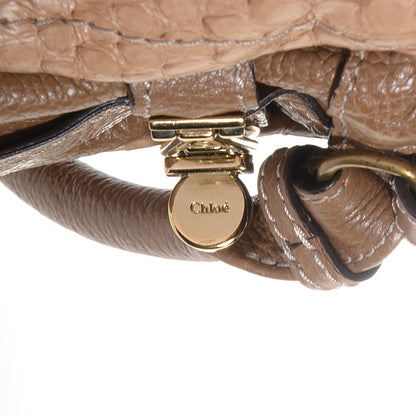 Chloe Python Large Paraty Sand 10 of 10
