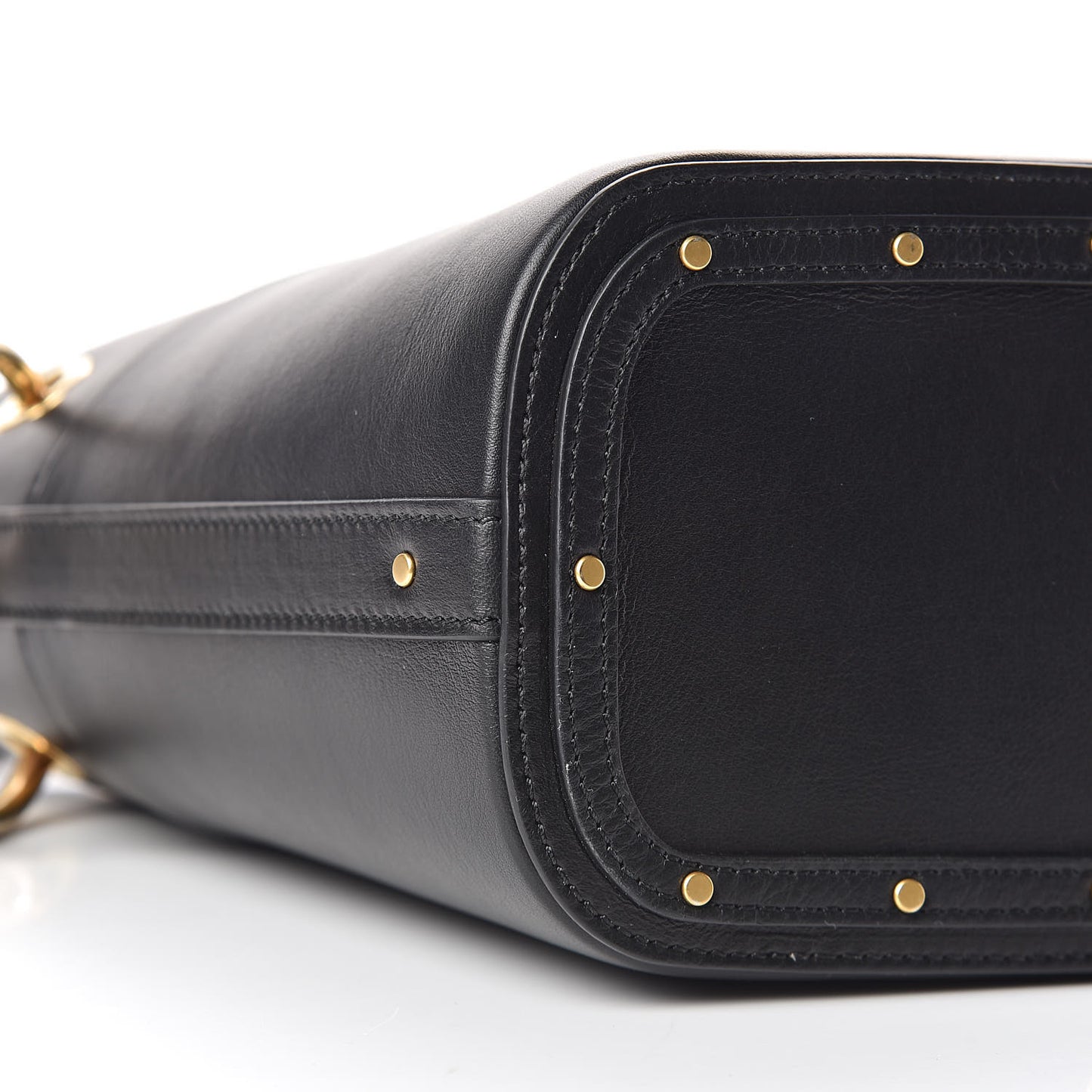 Smooth Calfskin Small Roy Bucket Bag Black