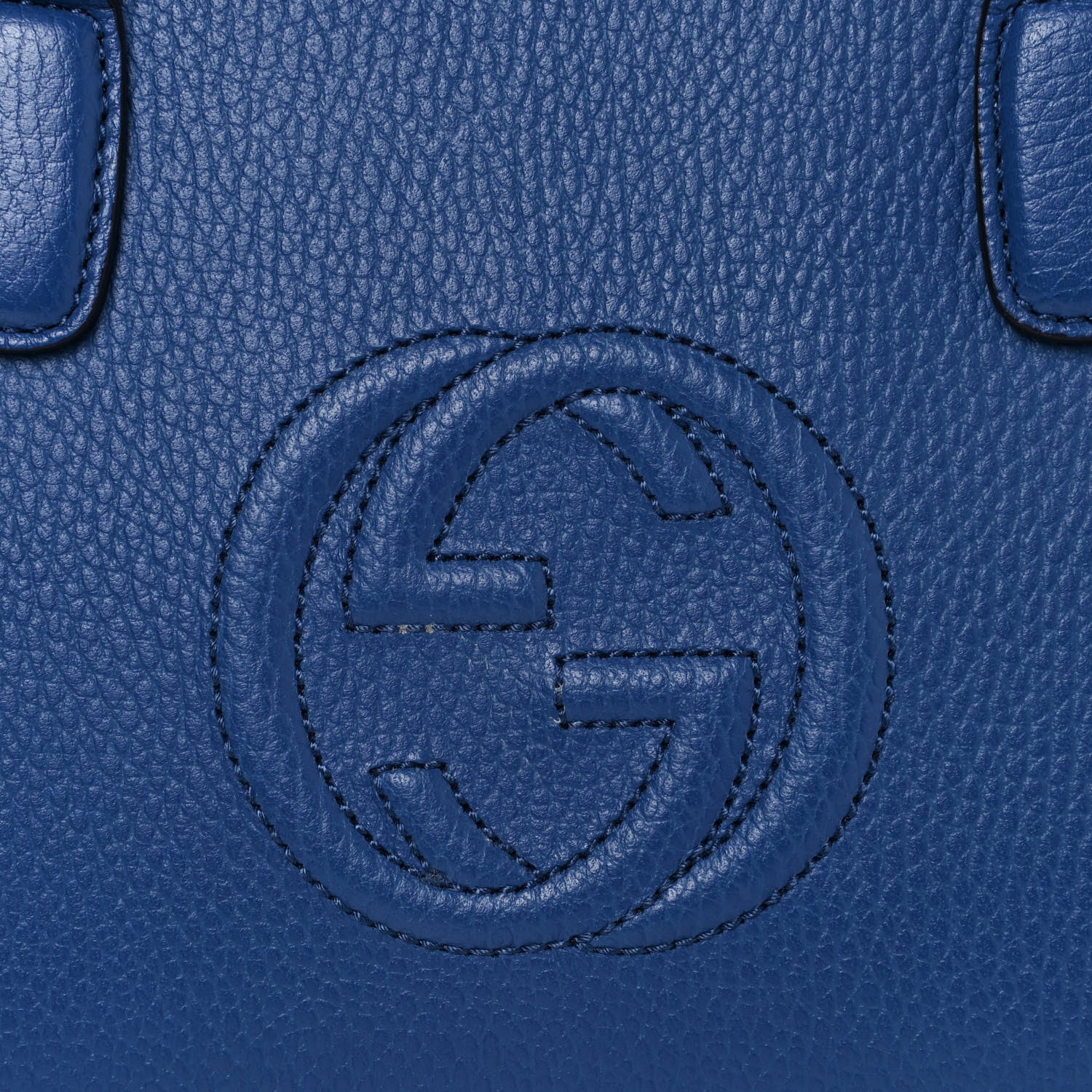 Gucci Dollar Calfskin Medium Soho Top Handle Satchel Caspian 11 of 11
