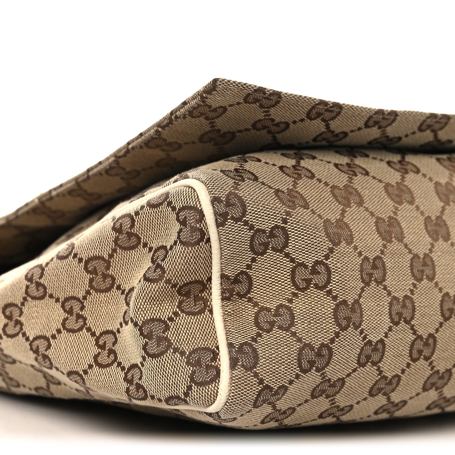 Gucci GG Monogram Medium Flap Messenger Bag Beige 9 of 11