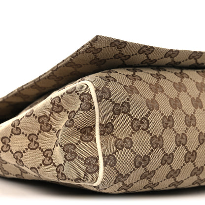 Gucci GG Monogram Medium Flap Messenger Bag Beige 9 of 11