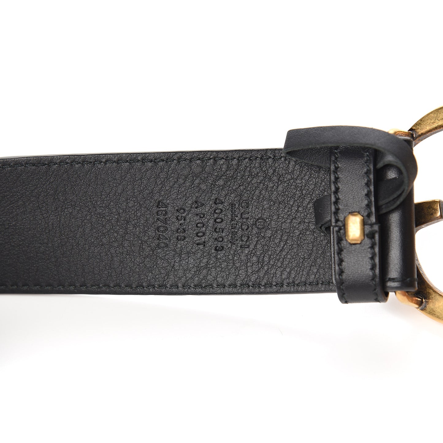 Calfskin Double G 40mm Belt 95 38 Black