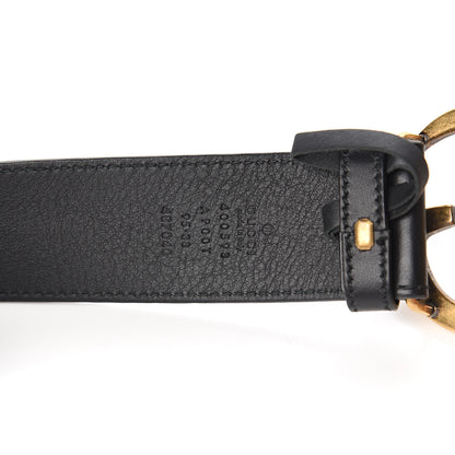 Gucci Calfskin Double G 40mm Belt 95 38 Black 6 of 6