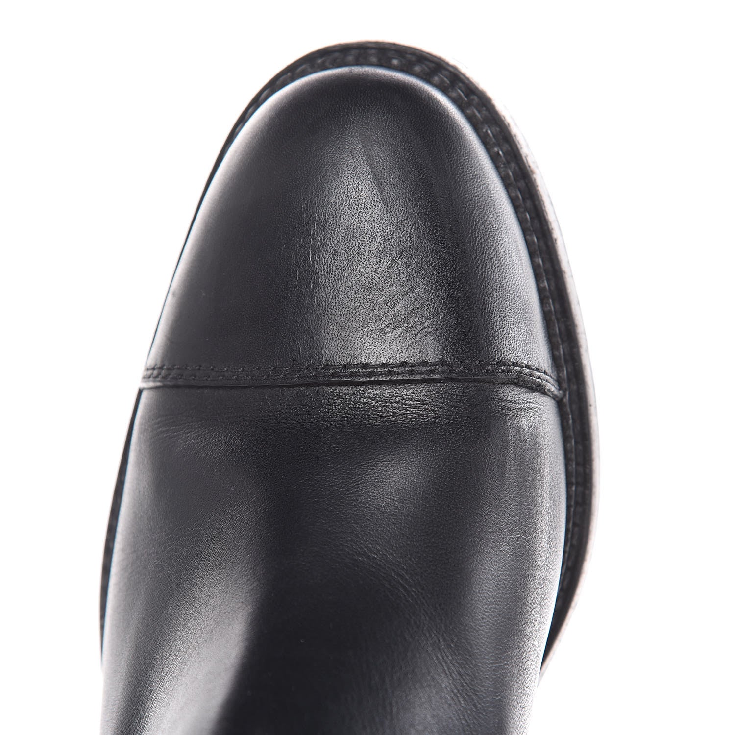 Chanel Calfskin Elastic Ankle Boots 38.5 Black 10 of 14