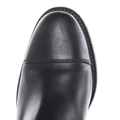 Chanel Calfskin Elastic Ankle Boots 38.5 Black 10 of 14