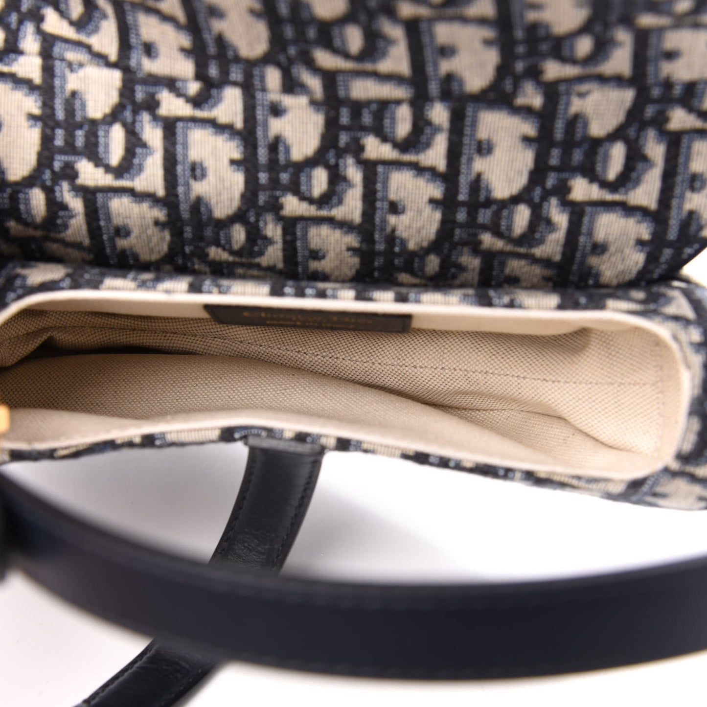 Oblique Mini Saddle Bag Blue