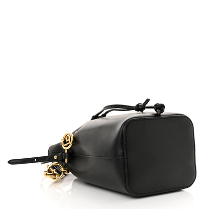 Fendi Vitello Liberty Lucido F is Fendi Mini Mon Tresor Bucket Bag Black 4 of 11