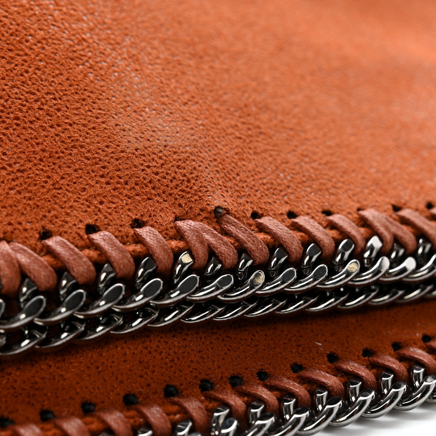 Stella McCartney Shaggy Deer Falabella Fold Over Clutch Brandy 6 of 8