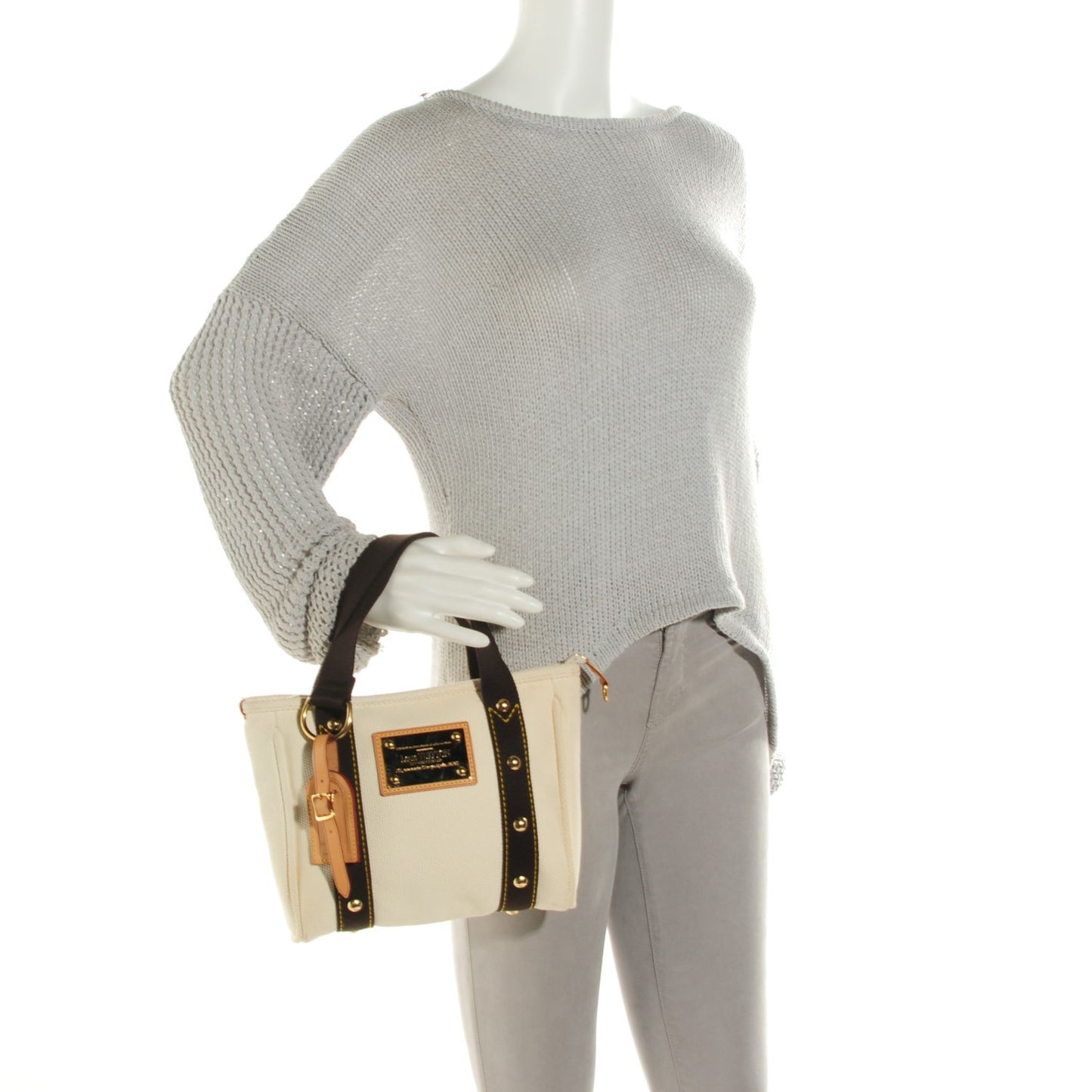 Cabas Antigua PM White
