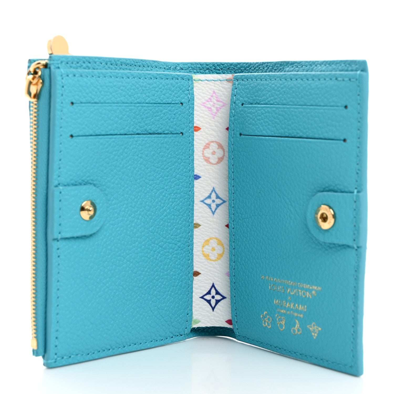 Louis Vuitton X TM Empreinte Monogram Lisa Wallet Kabira Blue 5 of 7