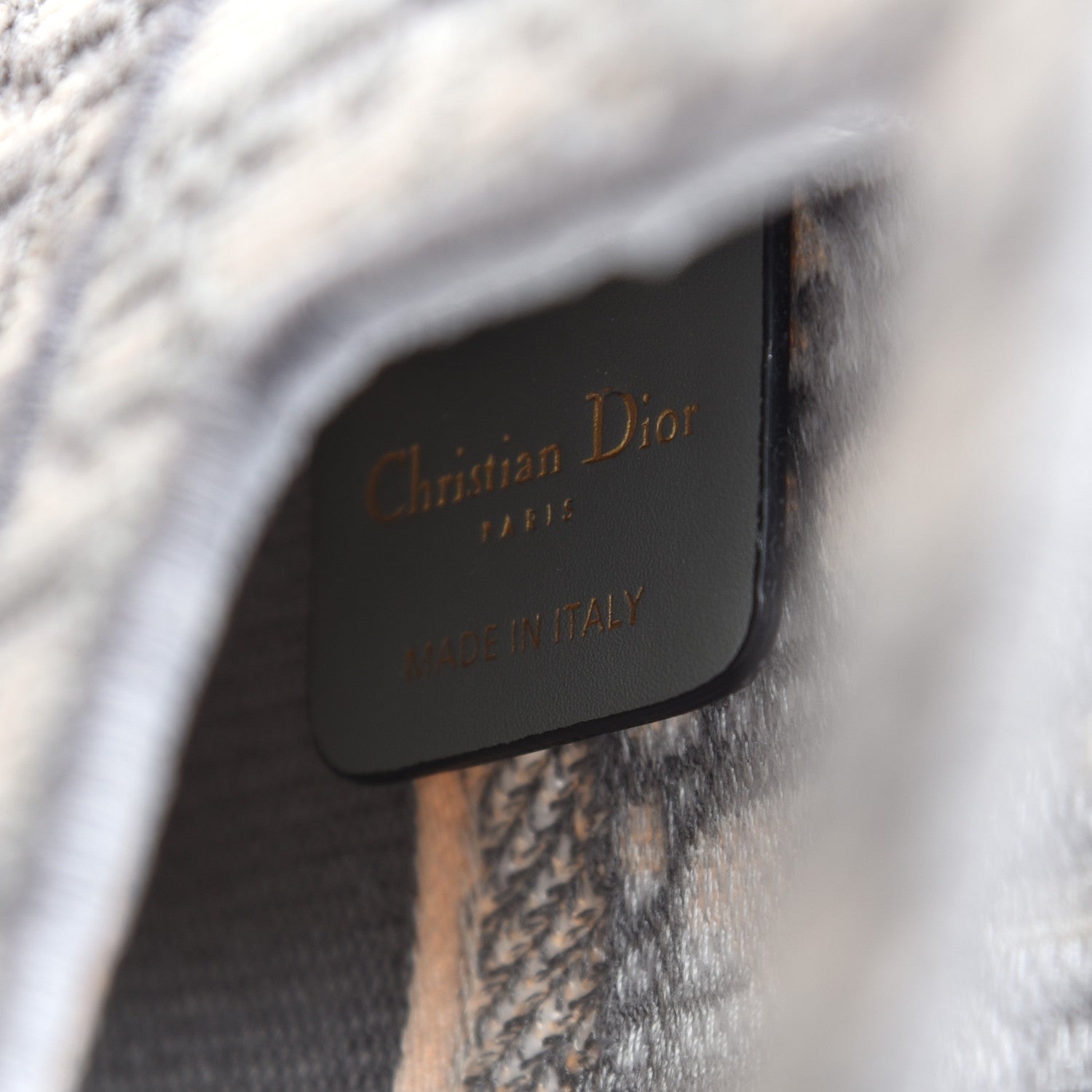 Christian Dior Oblique Mini Book Tote Grey Multicolor 8 of 10