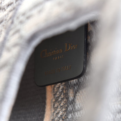Christian Dior Oblique Mini Book Tote Grey Multicolor 8 of 10