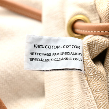 Hermes Canvas Swift Aline Grooming Bag Gold 7 of 10