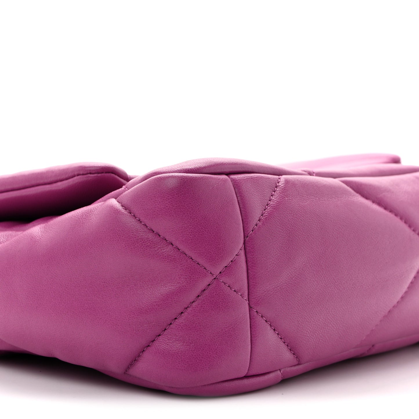 Lambskin Quilted Medium Chanel 19 Flap Purple
