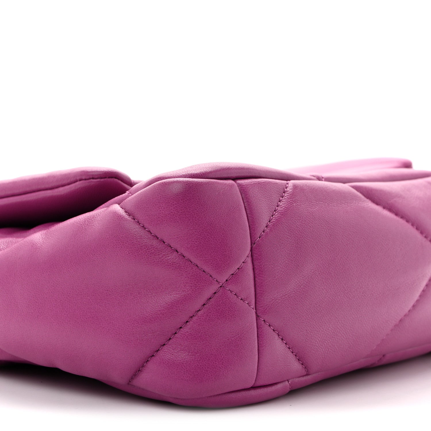 Chanel Lambskin Quilted Medium Chanel 19 Flap Purple 9 of 12