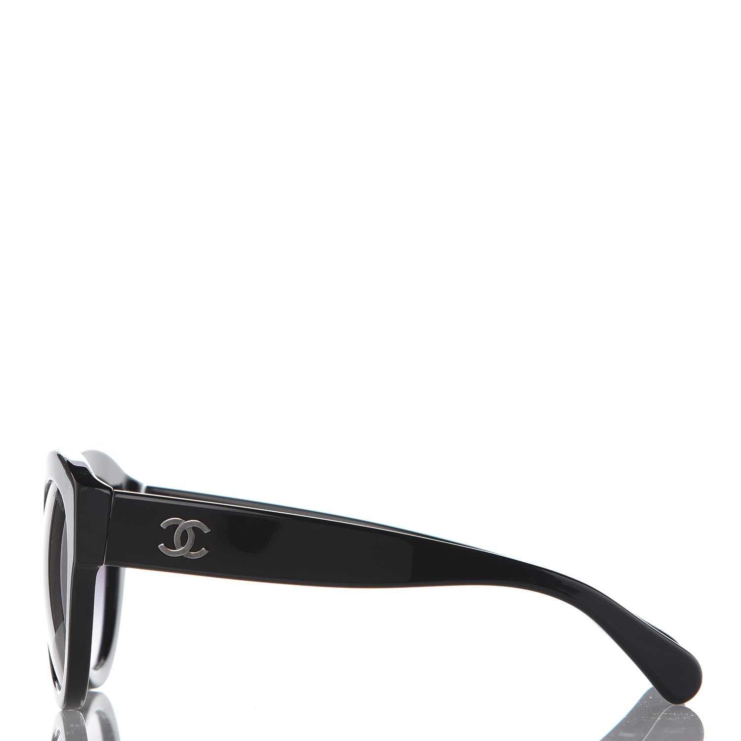 Chanel Acetate Butterfly Sunglasses 5371 Black 2 of 8