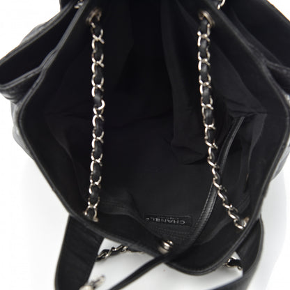 Chanel Calfskin Large Trianon Tote Black 7 of 12