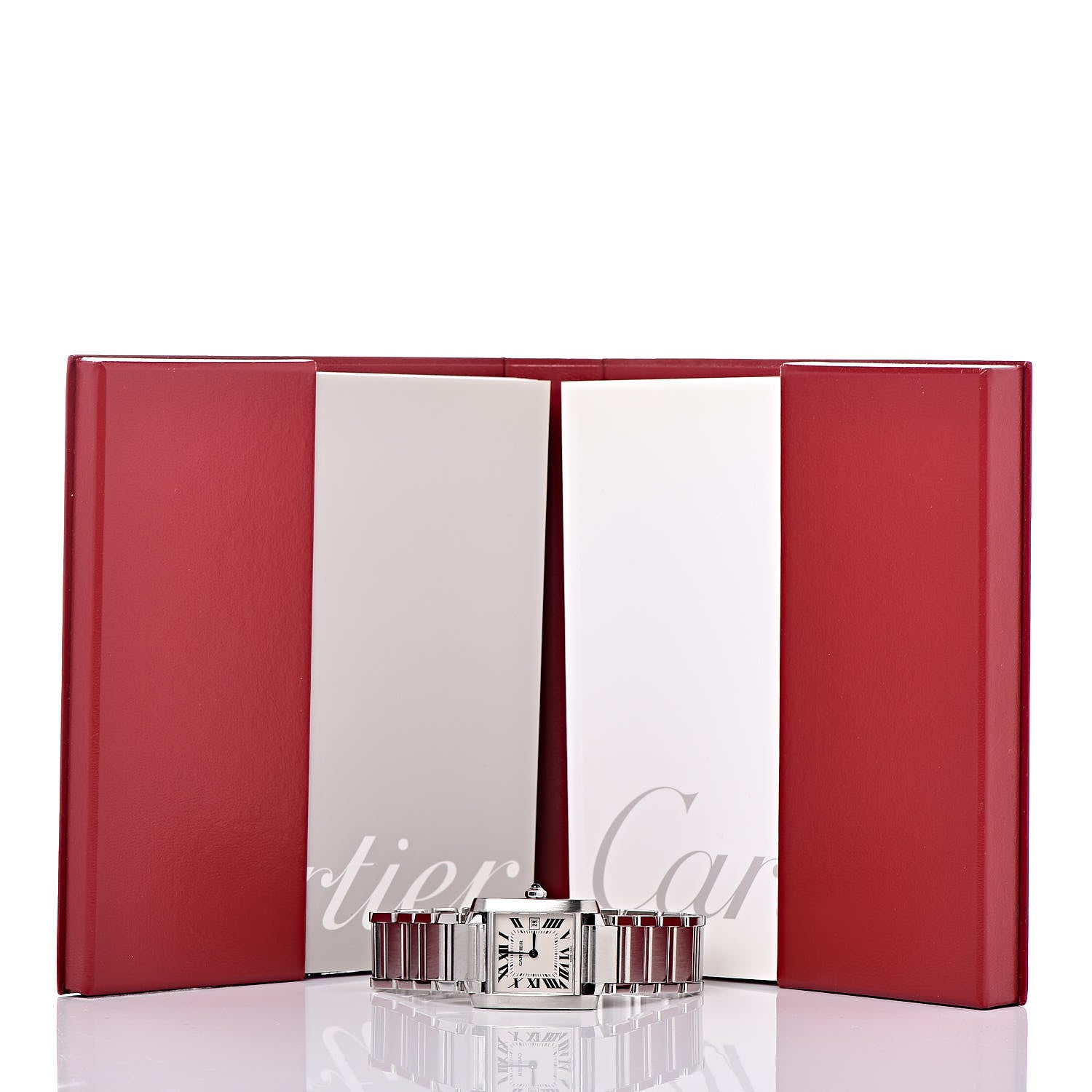 Cartier Stainless Steel 25mm Tank Francaise Quartz Watch 9 of 9