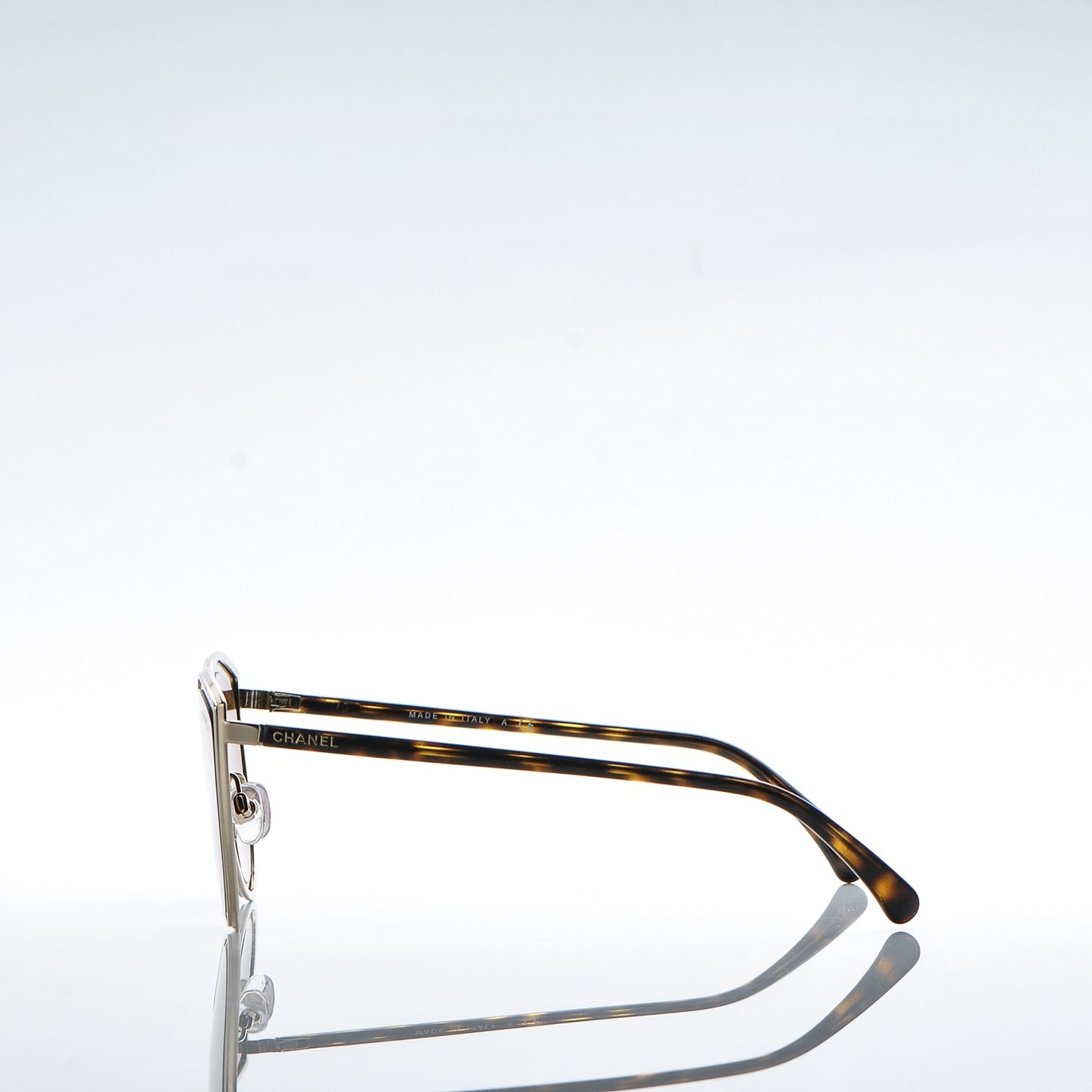 Metal Cat Eye Sunglasses 4222 Gold