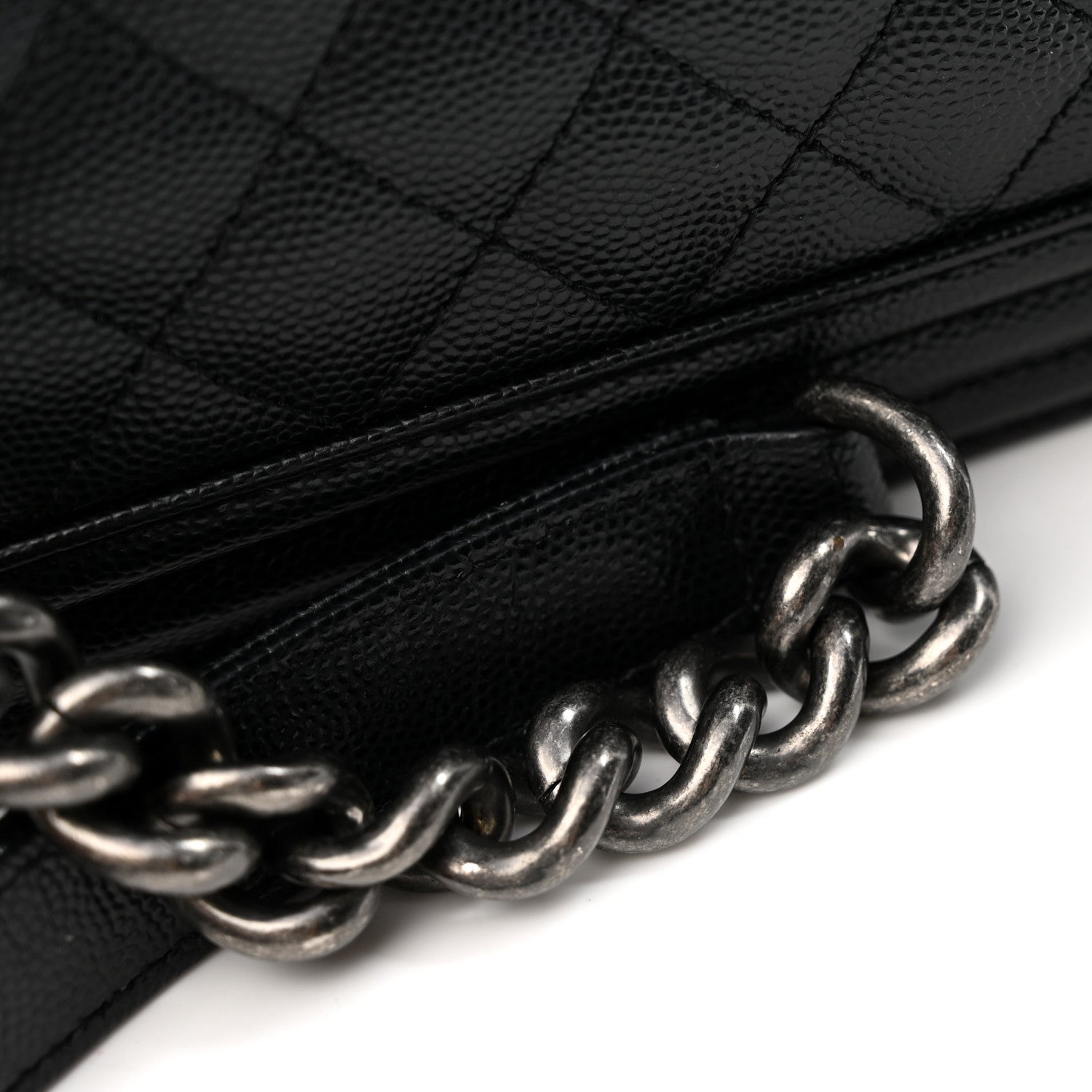 Chanel Caviar Quilted New Medium Boy Flap Black 12 of 12