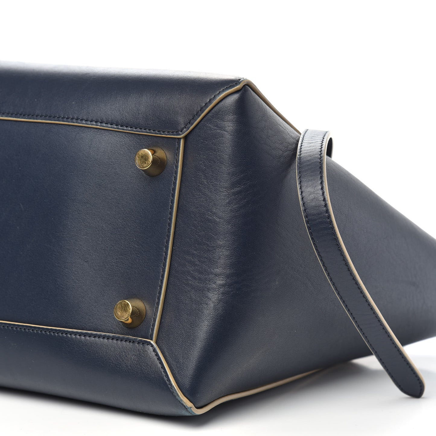 Palmelato Calfskin Mini Belt Bag Navy
